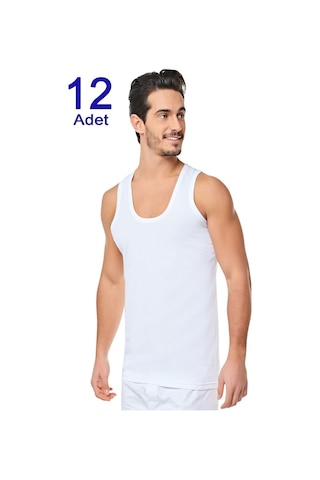 Seher Yıldız Erkek Penye Atlet 12 Adet Beyaz 0001 Beyaz Seher Yıldız Erkek Penye Atlet 12 Adet Beyaz 0001 Beyaz