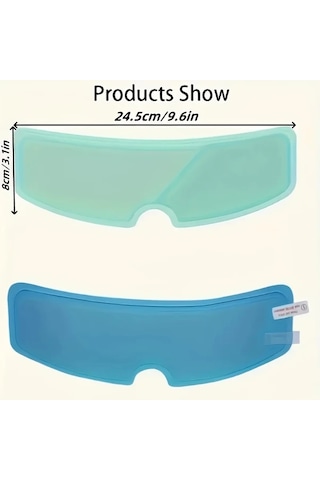 Chuangyinshop Mix 4pcs Motorcycle Kask İçin Anti Fog Ve Yağmurluk Film Net Nano Kaplama Görüş Koruma Dayanıklı