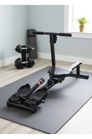 Triathlon T 238 Amortisörlü Kondisyon Küreği 12 Kademeli Direnç Lcd Ekran Paslanmaz Çelik Fitness Aleti