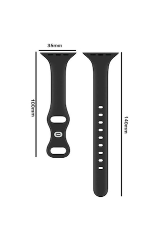 Apple Uyumlu Watch Se, Ultra , Ultra 2 , 9 , 10 Silikon Kordon Kayış - M/l Beden 38/40/41mm