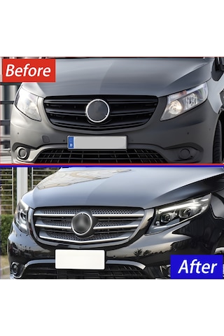 Autogp Mercedes Vito W447 Ön Far Lambası Seti Takımı Ledli 2025 Dizayn 2015+