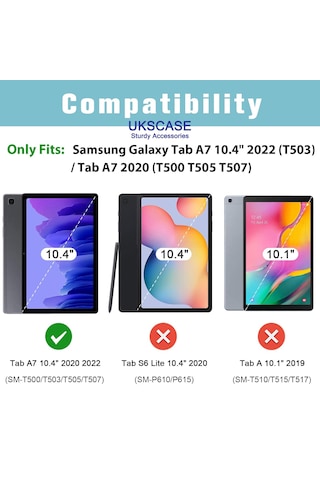 Samsung Uyumlu Galaxy Tab A7 10.4 2020 Temperli Cam Ekran Koruyucu 2 Adet