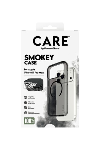 Care By Panzerglass Flagship Apple Uyumlu iPhone 17 Pro Max Urban Explorer Smokey Siyah Magsafe Kılıf