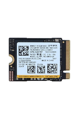 Samsung BM9C1 MZ-9MX512A 512 GB M.2 Nmve Ssd