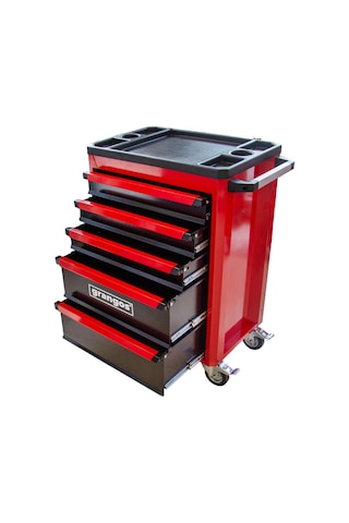 Grangos Grta16 5 Çekmeceli Teleskobik Takım Arabası