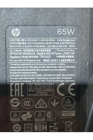 Hp 671r3ut, 860209-850 Adaptör Hp Şarj Cihazı