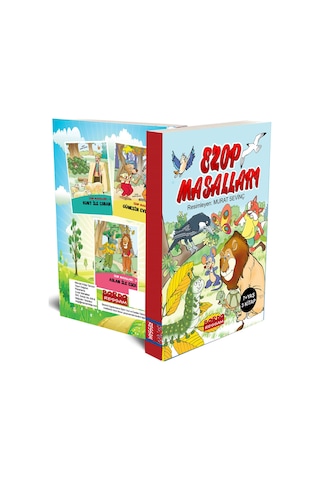 Ezop Masalları 3 Kitap Set 7+yaş Renkli Resimli Okumayı Öğre...