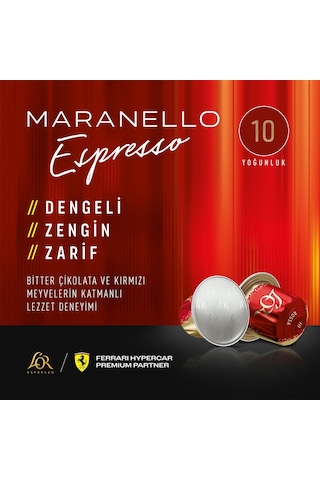 L'or Maranello Espresso Nespresso Uyumlu Alüminyum Kapsül Kahve 50 Kapsül