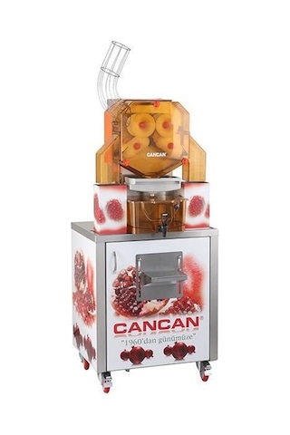 Cancan 32 Depolu Arabalı Otomatik Nar-greyfurt Sıkma Makinesi