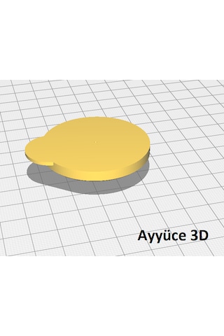 Ayyüce 3d, Corolla Yaris 2002-2007 Cam Suyu Depo Kapağı , Sarı Re