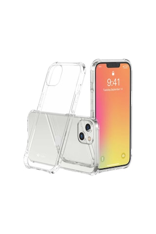 Kajsa Apple Uyumlu iPhone 13 Mini Kılıf Kajsa Transparent Kapak ZORE-219778