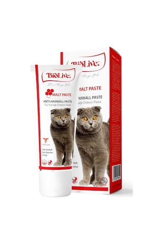 Biolive Antihairball Kediler İçin Tüy Yumağı Önleyici Paste 100 G