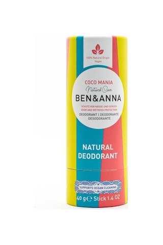 Ben & Anna Coco Mania Natural Vegan Deodorant Stick 40 G
