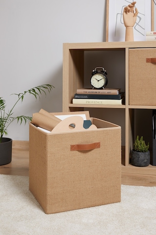 Ocean Home Textile Jüt Kutu 33 x 30 x 33 cm