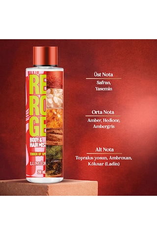 Lumière Red Rouge Saç & Vücut Spreyi 200 Ml