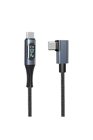 240w Pd Typec Led Ekranlı 8k60hz 40gbps Data Ve Şarj Kablo-fc896