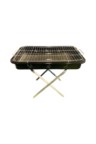 Ayaklı Orta Boy Mangal Kırmızı - Siyah