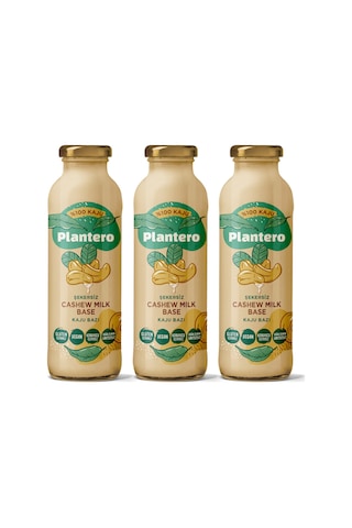 3'lü Kaju Bazı Konsantre Seti 250 Gr X 3 Kaju 18 Lt Bitkisel Süt Katkısız