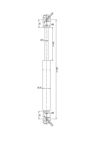 Vw Volkswagen Bora 1998-2005 Uyumlu Sağ + Sol Takım Bagaj Amortisörü Piston 2 Adet 280mm 3b5827550a Bagaj Amortisörü