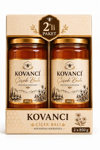 Çiçek Balı 2 X 850g Geleneksel Doğal Lezzet