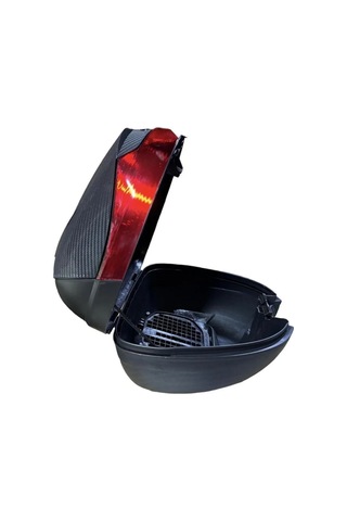 Wogen Wogen 33 Lt Siyah Karbon Motosiklet Arka Çanta Topcase