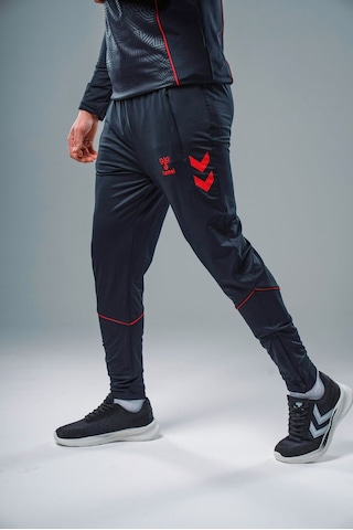 Hummel Target Pants Siyah - Kırmızı