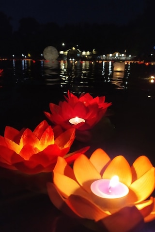 Thentech Su Feneri Gece Romantik Dilek Feneri Göl Havuz Deniz İçin Kullanılabilir Su Feneri