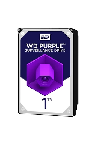 Wd 1tb Wd10purx Purple 3,5" 64mb 5400rpm Harddisk İthalat Diğer