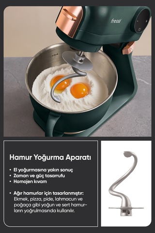 Fressi Allegro FR-SM2503 1500 W 5 lt Hamur Yoğurma Makinesi