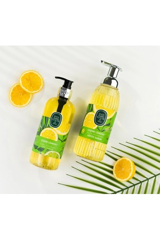 Mey İthalat Doğal Zeytinyağlı Köpük Sabun 500 Ml Çeşme Limonu Acı - Portakal