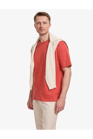 Pierre Cardin Erkek Kiremit Tişört Basic 50325300-vr031