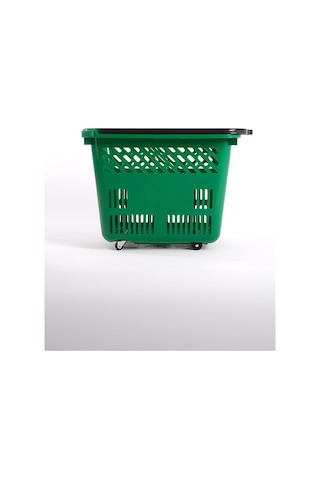 Tekerlekli Market Sepeti Tekerlekli Alışveriş Sepeti 54 L Yeşil