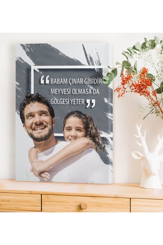 Kişiye Özel Babam Çınar Gibidir Meyvesi Olmasa Da Gölgesi Yeter K