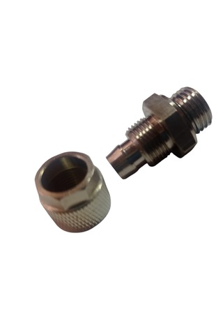 1/4 Diş Sıkma Nipel 10mm Hortum Için Metal 1 Adet Perde Geçiş Nipeli 1/4