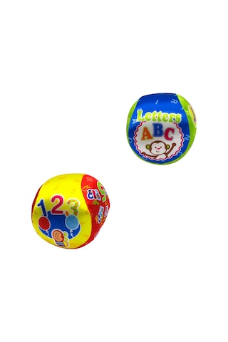Oyuncak Peluş Top Çıngıraklı 2 Li Top