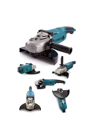 Steiner 3800 W 180 MM Tam Profesyonel Büyük Taşlama Demir Kesme Makinesi