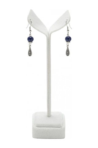 Lapislazuli Doğaltaş Kolye Ve Küpe