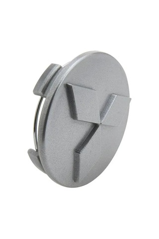 Monyee Mitsubishi Araçları İçin 60mm Kapak, 4'lü Set, Plastik Jant Kapakları, 53mm İç Çap, 10mm Derinlik, Mat Gümüş Rengi