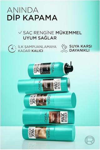 L'oreal Paris Magic Retouch Beyaz Dipleri Kapatıcı Sprey 75 Ml - Kumral