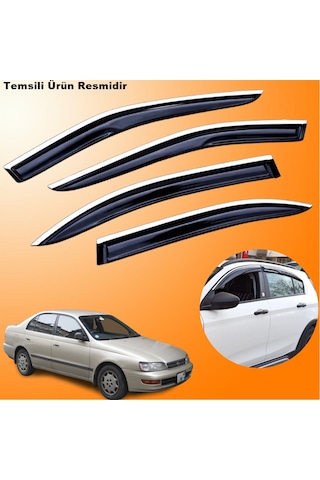 Toyota Corona Carina Mügen Cam Rüzgarlığı Abs Krom Nikelajlı Cam Rüzgarlığı 1993 Sonrası Kasalar 4 Lü