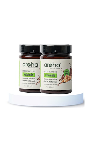 Kakao & Eritritollü Ketojenik %34 Fındık Kreması 320 G X 2