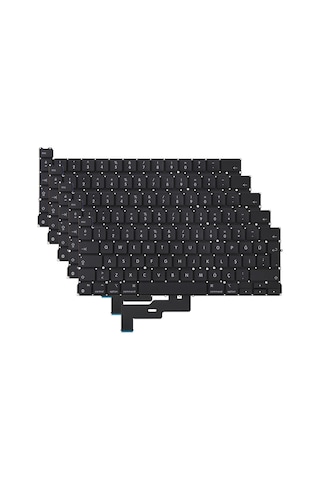 Apple Uyumlu MacBook Air M1 A2337 Klavyekeyboard Us Q Küçük Enter
