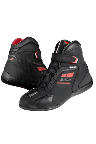 Ls2 Garra Waterproof Bot Siyah-kırmızı