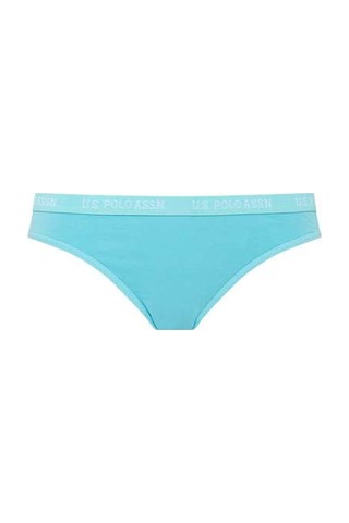 U.S. Polo Assn. U.s Polo Assn. 66119 Kadın 3 Lü Slip-mint&beyaz&gri Çok Renkli