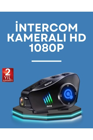 Northcity Q28 Kask Kulaklık 1080p Hd Kamera - Bluetooth 5.3 Su Geçirmez Güvenli Sürüş