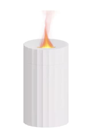 Ls15 Mini Alev Efektli Araç Nemlendirici 3d Usb Aroma Difüzörü Mum Tipi Hava Nemlendirici