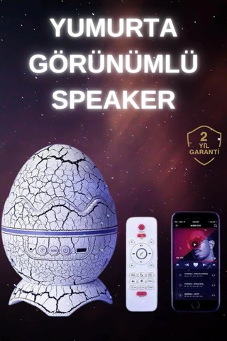 Dinozor Speaker Renk Değiştirme Projeksiyon Modu Bluetooth Hoparlör Gece Lambası Renkli