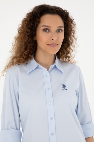U.S. Polo Assn. U.s. Polo Assn. Kadın Uzun Kollu Gömlek 2086493 Açık Mavi