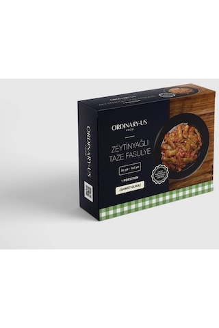 Ordinary-Us Zeytinyağlı Taze Fasülye 150 G 1 Porsiyon