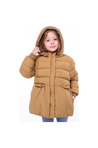Benitto Kids Kız Bebek Çocuk Mont 51284-kahve Kahve